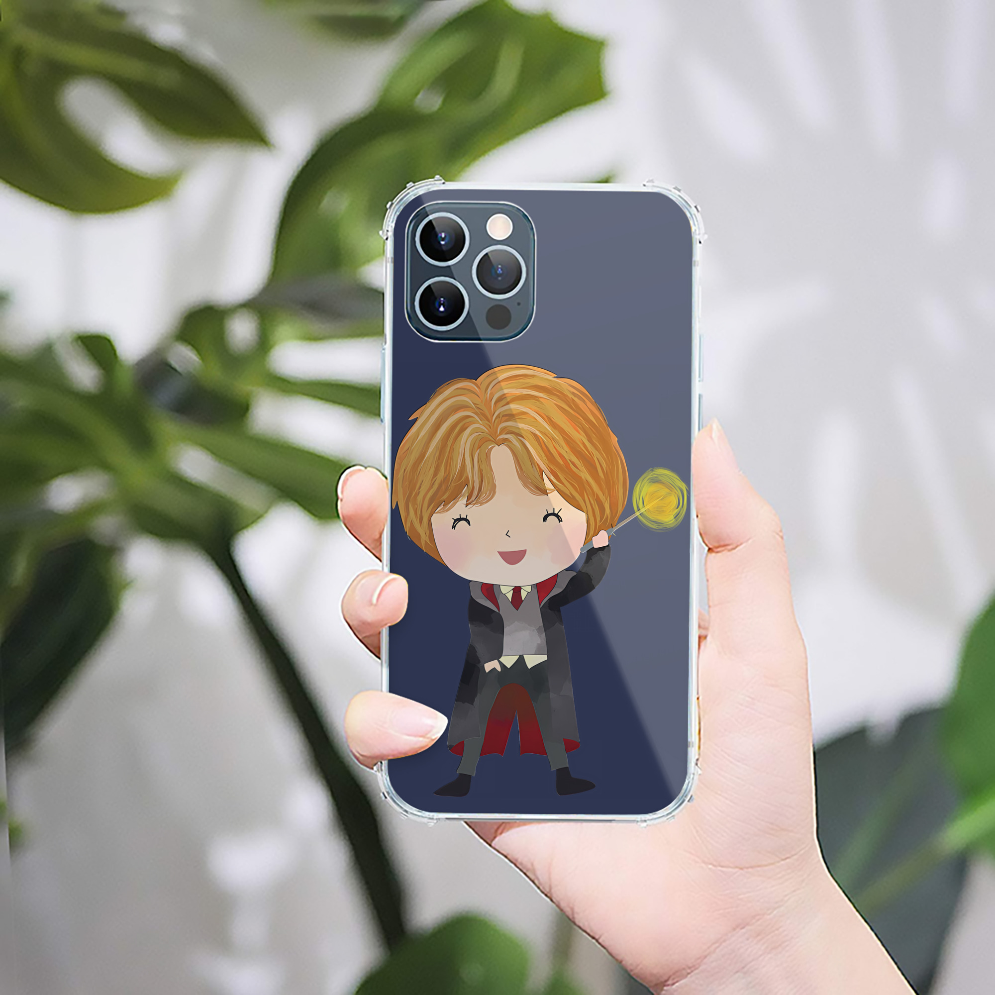 （画像用） Harry Potter ハリー・ポッターシリーズ 【iPhone 12シリーズ対応】透明スマホケース（クリアソフトケース）